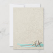 Starfish Aqua Beach Vrijgezellenfeest Kaart (Achterkant)