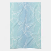 Starfish Aqua Blue Beach Kitchen Towel Theedoek (Verticaal)