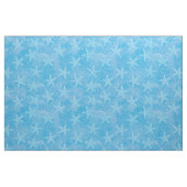 Starfish Aqua Blue Stof (Fat Quarter)