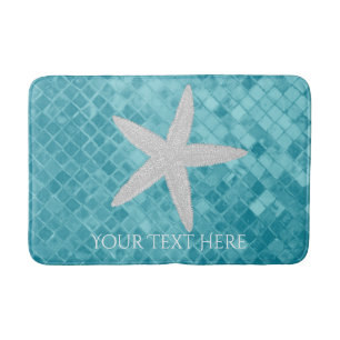 Starfish Aqua Zee Glass Personaliseren Badmat