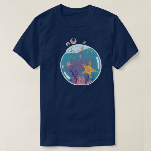 Starfish Aquarium T-shirt (Design voorkant)
