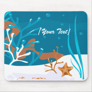 Starfish Aquatic Aqua Mousepad Muismat