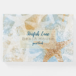 Starfish Artwork Vacking Rental Guest Book Gastenboek