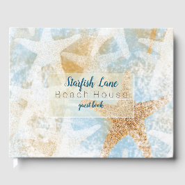 Starfish Artwork Vacking Rental Guest Book Gastenboek