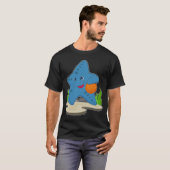 Starfish basketballer basketbal t-shirt (Voorkant volledig)