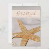 Starfish Bat Mitzvah Uitnodiging (Voorkant)