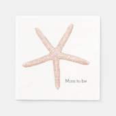Starfish Beach Baby shower Servetten (Voorkant)