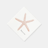 Starfish Beach Baby shower Servetten (Hoek)