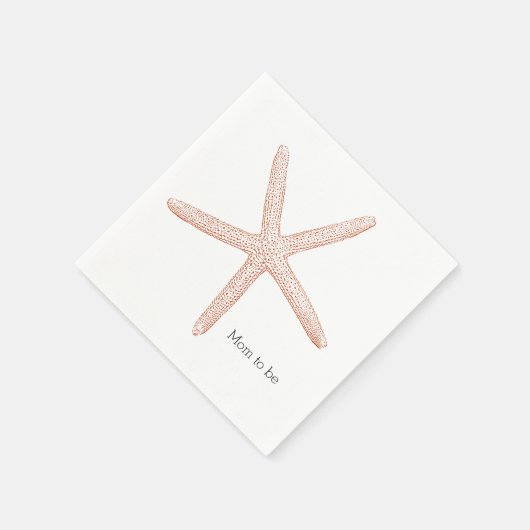 Starfish Beach Baby shower Servetten (Hoek)