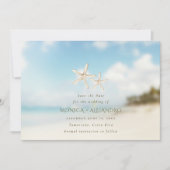 Starfish Beach Bestemming Trouwfoto Save The Date (Voorkant)