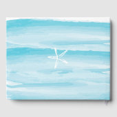 Starfish Beach Bruiloft Gast Boek (Achterkant)