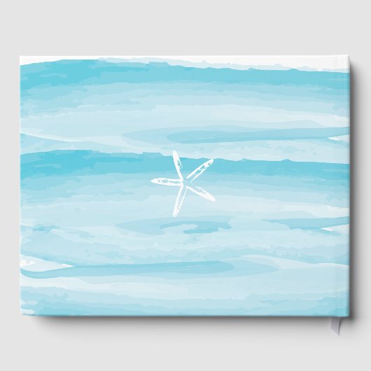 Starfish Beach Bruiloft Gast Boek (Achterkant)