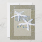 Starfish Beach bruiloft Hartelijk dank Bedankkaart (Voorkant)