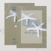 Starfish Beach bruiloft Hartelijk dank Bedankkaart (Voorkant / Achterkant)