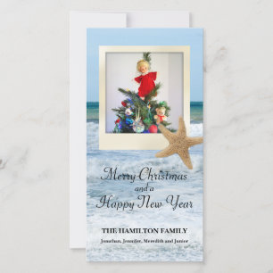 Starfish Beach Christmas 1 Feestdagenkaart