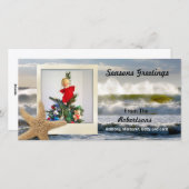 Starfish Beach Christmas 2 Feestdagenkaart (Voorkant / Achterkant)