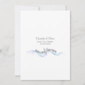 Starfish Beach Dream trouwfotokaart Bedankkaart (Achterkant)