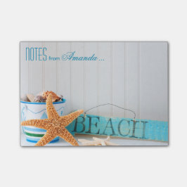 Starfish Beach gepersonaliseerd Post-it® Notes