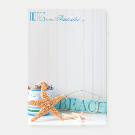 Starfish Beach gepersonaliseerd Post-it® Notes