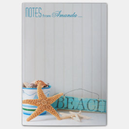 Starfish Beach gepersonaliseerd Post-it® Notes