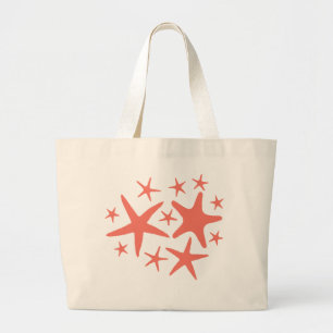 Starfish Beach Grote Tote Bag