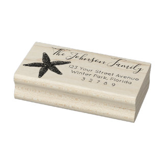 Starfish Beach House Cadeau retour adres stempel