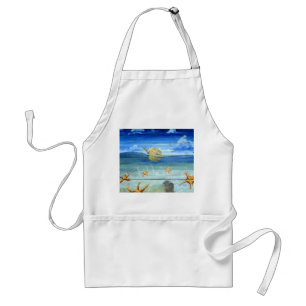 Starfish Beach Kitchen apron Standaard Schort