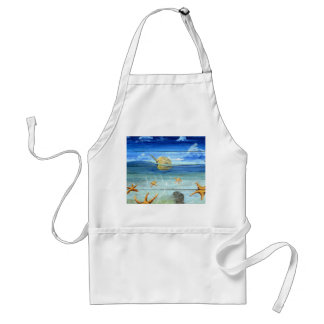 Starfish Beach Kitchen apron Standaard Schort