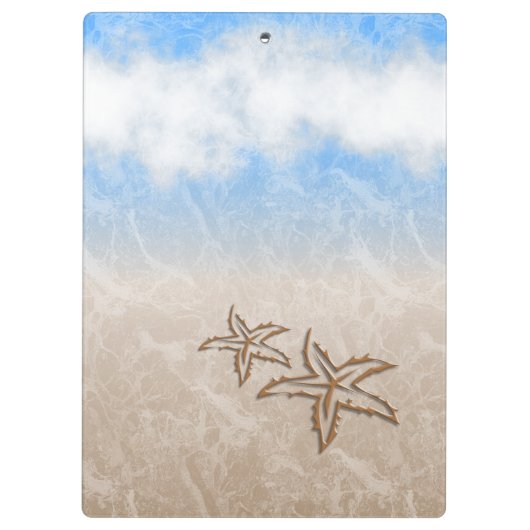Starfish Beach Klembord (Achterkant)