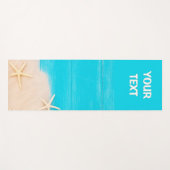 Starfish Beach Oceaan Yoga Mat (Voorkant (horizontaal))