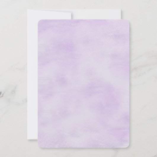  Starfish Beach Orchid en Turquoise Kaart (Achterkant)