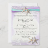  Starfish Beach Orchid en Turquoise Kaart (Voorkant)