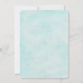  Starfish Beach Orchid en Turquoise Kaart (Achterkant)