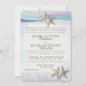  Starfish Beach Orchid en Turquoise Kaart (Voorkant)