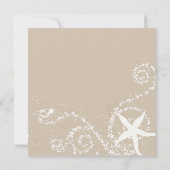 Starfish Beach Retirement Party Kaart (Achterkant)