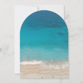 Starfish Beach Sand repesial Dinner Invitation Kaart (Achterkant)