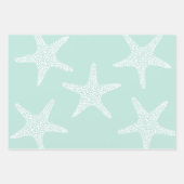 Starfish Beach Summer Weddentern Inpakpapier Vel (Voorkant 3)