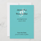 Starfish Beach Weddenschap Foto Save the Date (Achterkant)