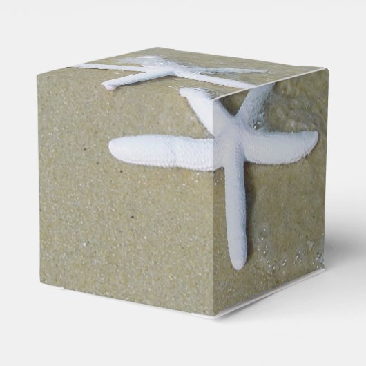 Starfish Beach Wedding Bedankdoosjes (Achterkant)