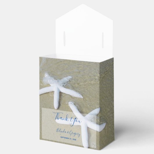 Starfish Beach Wedding Bedankdoosjes (Geopend)