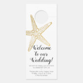 Starfish Beach Wedding door Hanger stoort niet (Achterkant)