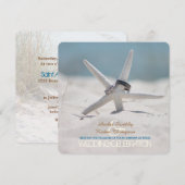 Starfish Beach Wedding Kaart (Voorkant / Achterkant)