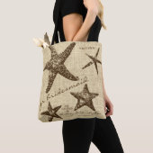 Starfish Beach Wedding Party (Junior bruidsmeisje) Tote Bag (Dichtbij)