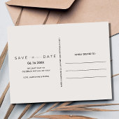 Starfish Beach Wedding Save the Date Briefkaart
