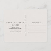 Starfish Beach Wedding Save the Date Briefkaart (Achterkant)