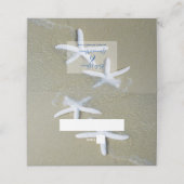 Starfish Beach Weduwgoedkaart Plaatskaartje (Buitenkant ongevouwen)