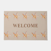 Starfish beige welkom deurmat (Voorkant)