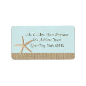 Starfish Blue Etiket (Voorkant)