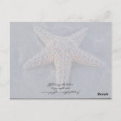 Starfish Briefkaart (Achterkant)