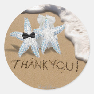 Starfish bruid bruidegom Sticker